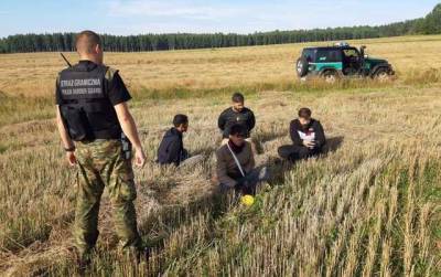 Польша задержала на границе с Беларусью рекордное количество мигрантов