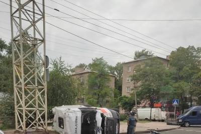 Пациент скорой помощи, пострадавшей в ДТП в Донецке, скончался