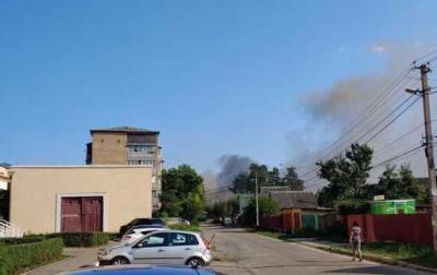 В Буче произошел сильный пожар в жилом доме
