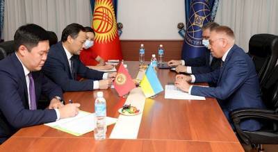 Глава МИД КР и посол Украины обсудили вопросы наращивания двустороннего сотрудничества