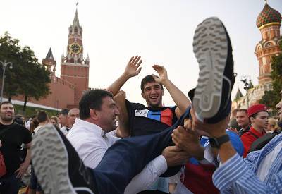 Как в Москве встретили героев Олимпиады