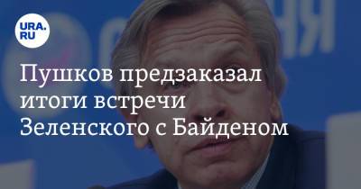 Пушков предзаказал итоги встречи Зеленского с Байденом. «Выглядит как провал»