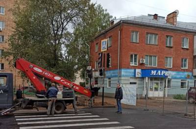 В Глазове открылось движение на перекрестке Кирова-Короленко
