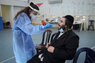 Израиль вновь на первом месте в мире по заболеваемости на миллион населения