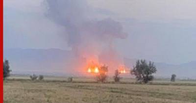 Режим ЧС объявили в районе взрывов на складах воинской части в Казахстане