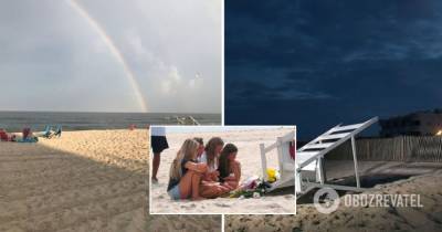 В США на пляже молния убила спасателя, еще шесть человек пострадали - фото