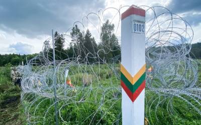 На литовско-белорусской границе погиб пожарный