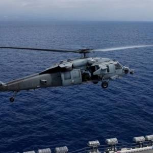 Военный вертолет США упал в океан у побережья Калифорнии