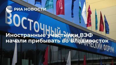 Иностранные участники Восточного экономического форума начали прибывать во Владивосток