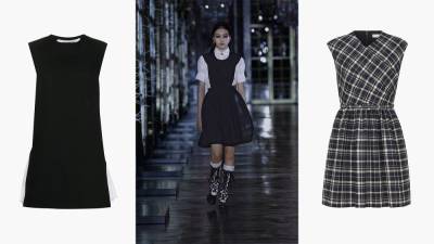 Платье школьницы — тренд осени 2021