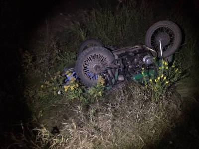 В Чучковском районе погиб мотоциклист без водительских прав