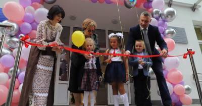 Кличко открыл современную энергоэффективную школу в Соломенском районе столицы