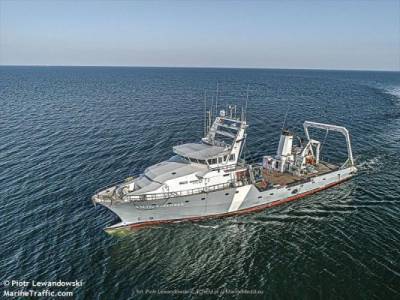 Работавшее на Минобороны Франции литовское судно вышло на «Северный поток — 2»