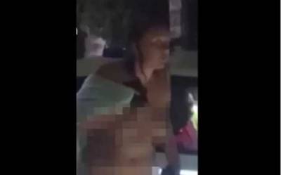 В Крыму голая женщина напала на полицейских