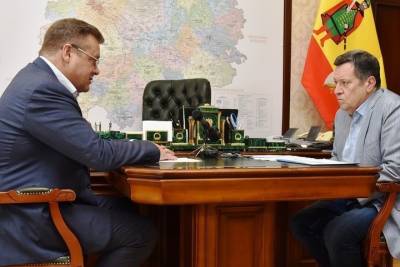 Любимов провел рабочую встречу с депутатом Госдумы Андреем Макаровым