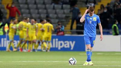 Украина сыграла вничью с Казахстаном в матче отбора на ЧМ-2022 по футболу