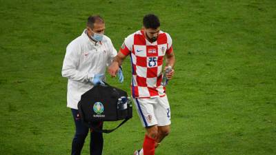 Защитник сборной Хорватии Гвардиол получил травму на разминке перед матчем отбора ЧМ-2022 с Россией