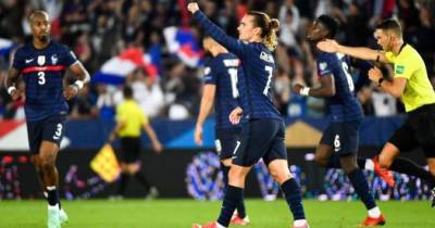 Сборная Франции сыграла вничью с командой Боснии в домашнем матче отбора ЧМ-2022