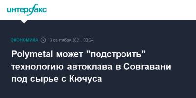 Polymetal может "подстроить" технологию автоклава в Совгавани под сырье с Кючуса - interfax.ru - Москва