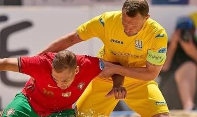 Сборная Украины по пляжному футбоул проиграла Португалии в суперфинале Евролиги