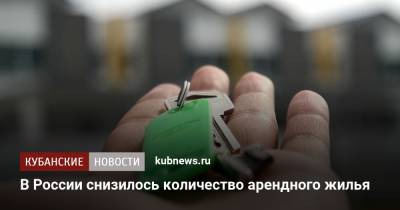 В России снизилось количество арендного жилья