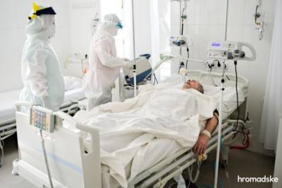 На Харьковщине в больнице реанимация заполнена под завязку, все больные под аппаратами ИВЛ