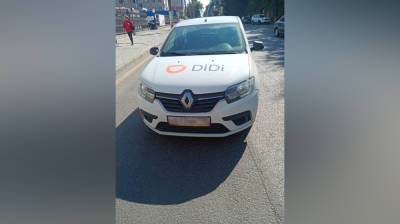 Пьяный таксист DiDi протаранил иномарку в Воронеже: появилось видео