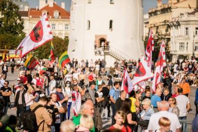 В Вильнюсе литовцы митингуют против политики правительства