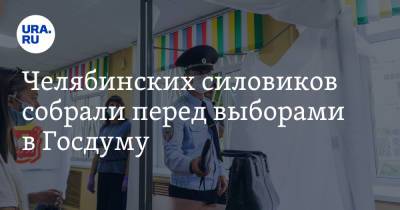 Челябинских силовиков собрали перед выборами в Госдуму