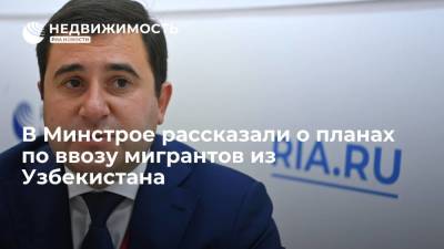 Замглавы Минстроя Стасишин рассказал о планах по ввозу мигрантов из Узбекистана