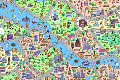 «Пикабу» предлагает нижегородцам найти спрятанные символы города на гигантской карте