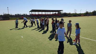 В академии хоккея на траве Ростовской области провели открытый урок для младшеклассников