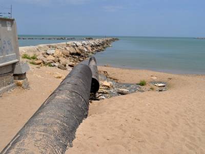 Росприроднадзор: С очистных сооружений Тюмрюка сбрасывали сточные воды в Азовское море