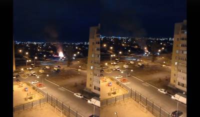 В Тюмени на улице Пирогова загорелся частный дом