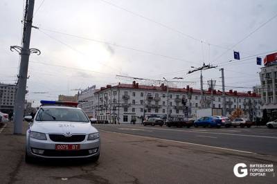 В Витебске задержали причастных к повреждению баннеров