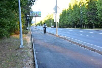 В Ханты-Мансийске появилась новая велосипедная дорожка