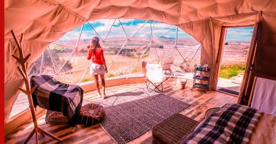 Была бы прочна палатка: в России набирает популярность новый вид туризма – глэмпинг