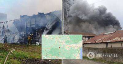 Пожар на заводе Aubert & Duval во Франции: в воздух попал токсичный дым. Видео