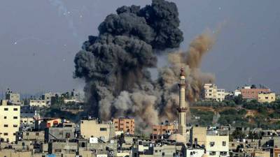 ВВС Израиля нанесли удары по позициям ХАМАС в Газе в ответ на ракетный запуск