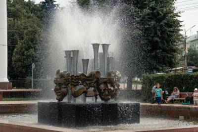 В Рязани фонтаны перешли на осенний режим работы