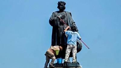 Христофор Колумб - Женщина-абориген вместо Колумба. В Мехико перенесут памятник открывателю Америки - obzor.lt - США - Мексика - Мехико