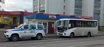 Пьяного водителя пассажирского автобуса остановили в городе Карелии