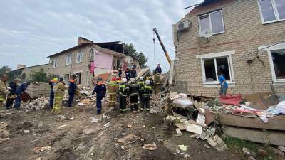 «По предварительной версии, из-за взрыва бытового газа»: три человека погибли при обрушении дома в Липецкой области