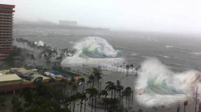Ураган "Олаф" превратился в тропический шторм у побережья Мексики