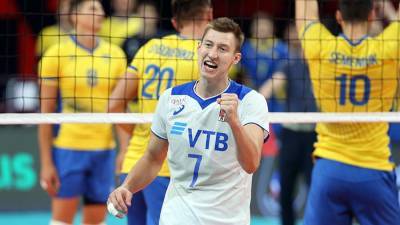 Сборная России по волейболу победила команду Украины на чемпионате Европы