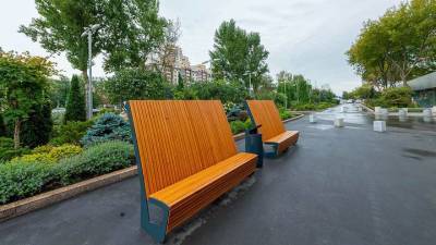 Светодинамические фонтаны и озеленение: как благоустроили Черноморский бульвар в столице