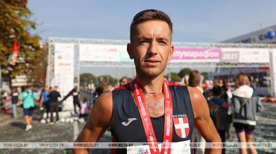 Победителем Минского полумарафона на дистанции 21,1 км стал Виталий Шафар из Украины
