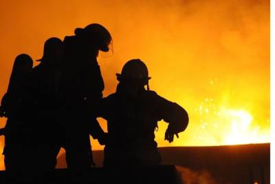В Выборгском районе Ленобласти ночью сгорела хозпостройка