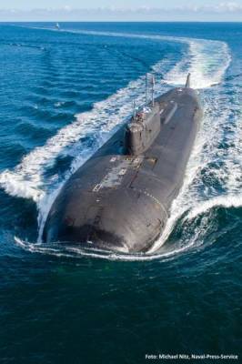 Атомный подводный крейсер «Орёл» произвёл пуск ракет в Баренцевом море