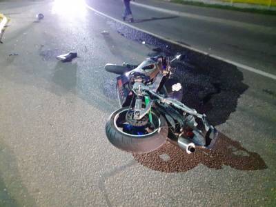 В Зельвенском районе мотоциклист скончался после ДТП